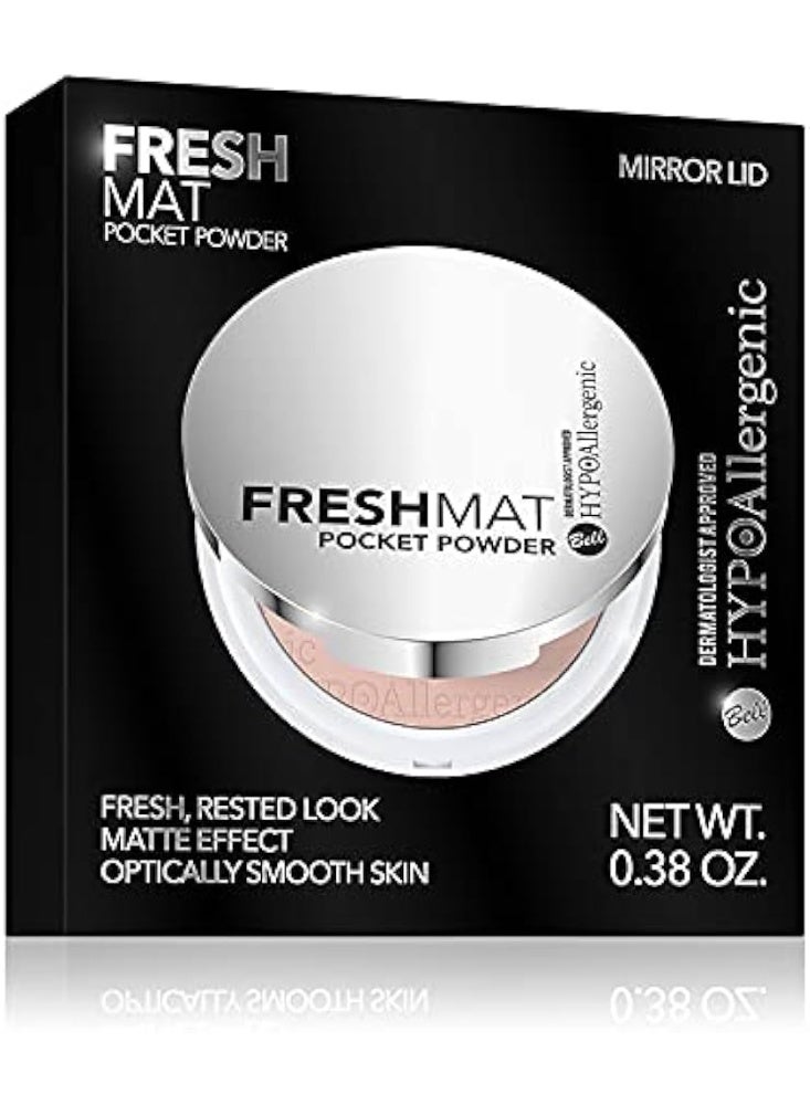 Bell HYPOAllergenic Fresh Mat Pocket Powder 06 Caramel 11g - Image 2